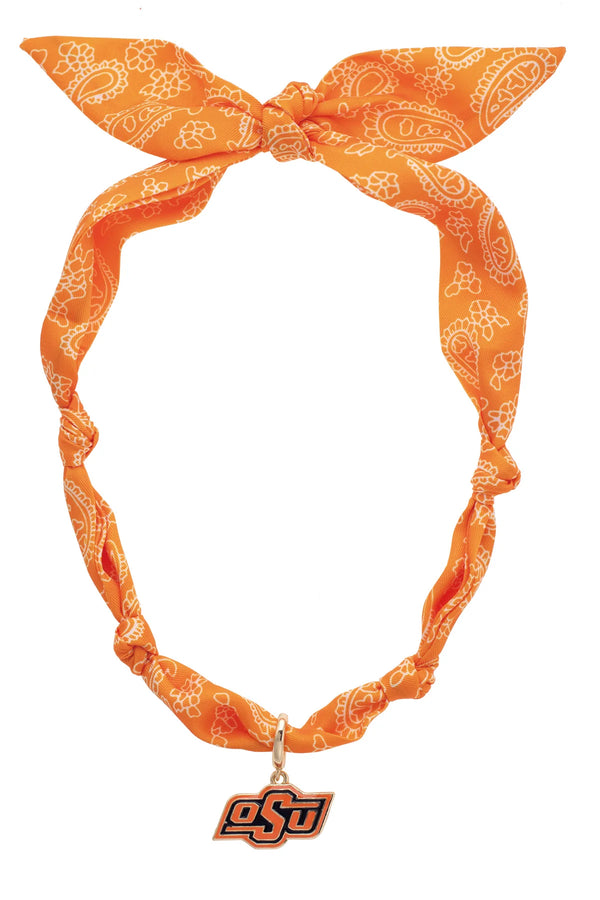 Collegiate Bandana Scarf Necklace