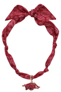 Collegiate Bandana Scarf Necklace