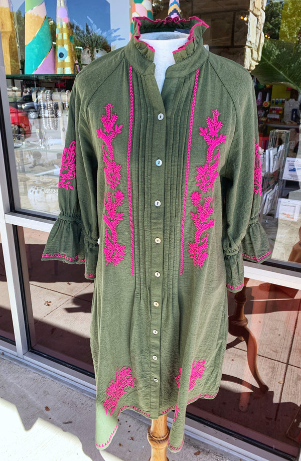Uncle Frank Fit & Flair Dress