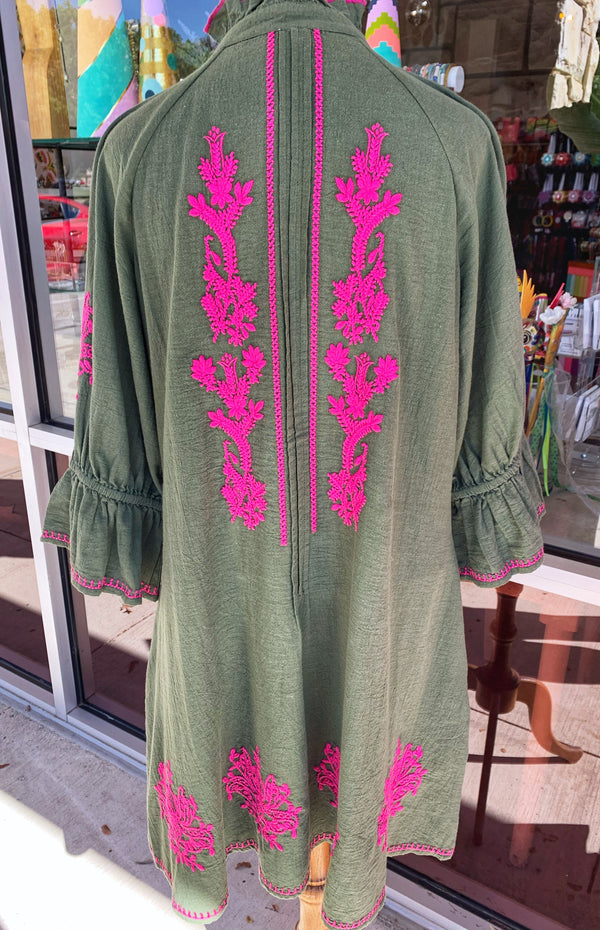 Uncle Frank Fit & Flair Dress