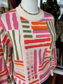 THML Pastel Parallel Lines Sweater