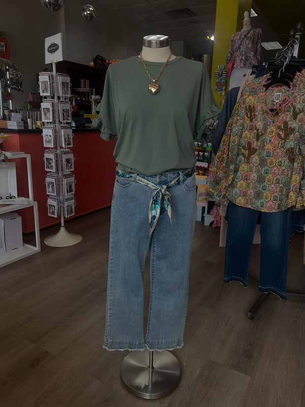 John Mark Scallop Hem Jean