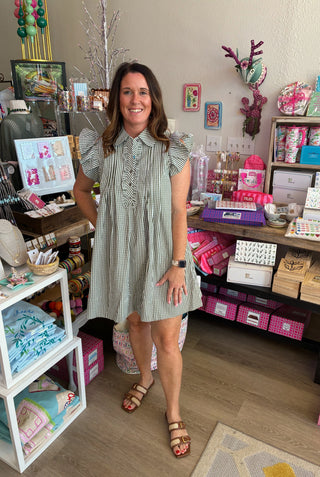 Entro Olive Branch dress