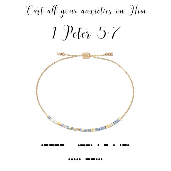 dot & dash Design Faith Bracelet