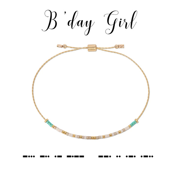 dot & dash Design Faith Bracelet