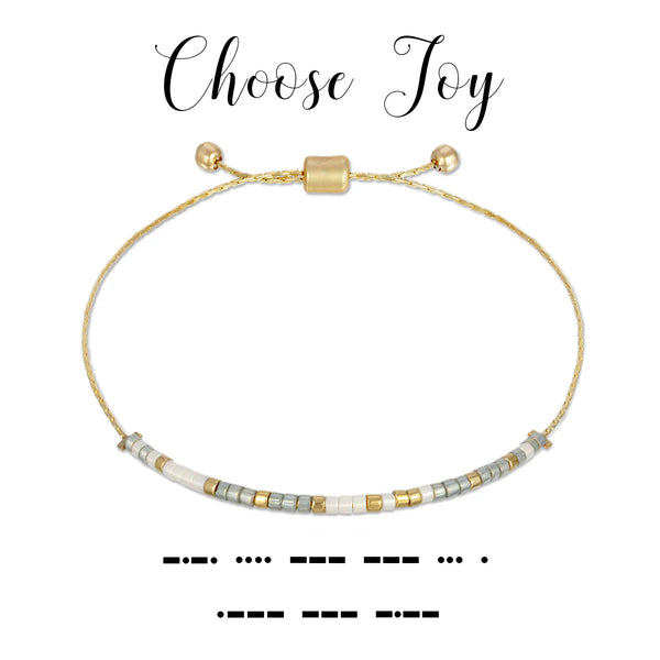 dot & dash Design Faith Bracelet