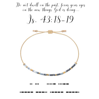 dot & dash Design Faith Bracelet