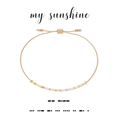 dot & dash Design Faith Bracelet