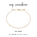 dot & dash Design Faith Bracelet