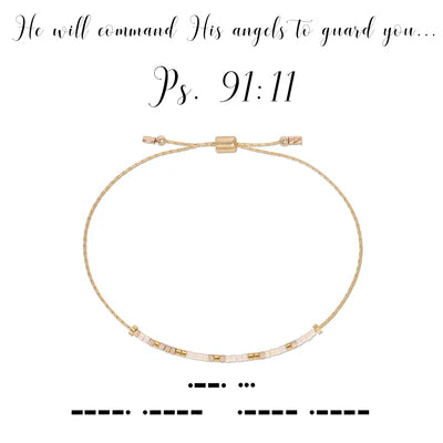 dot & dash Design Faith Bracelet