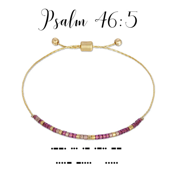 dot & dash Design Faith Bracelet