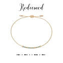 dot & dash Design Faith Bracelet