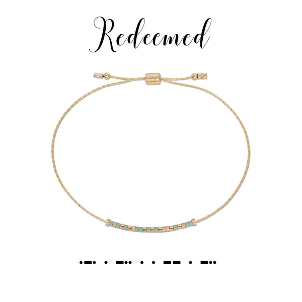 dot & dash Design Faith Bracelet