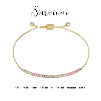 dot & dash Design Faith Bracelet