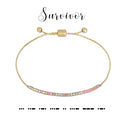 dot & dash Design Faith Bracelet