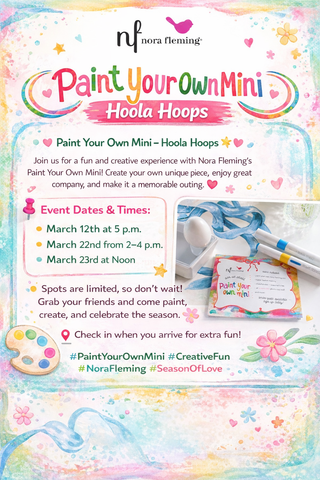Nora Fleming Paint Your Own Mini Egg