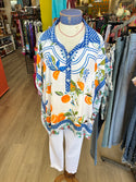 John Mark Topical Print Top