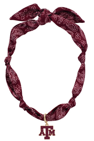 Collegiate Bandana Scarf Necklace