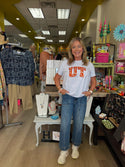 Queen of Sparkles Collegiate Multi Jeweled Tee
