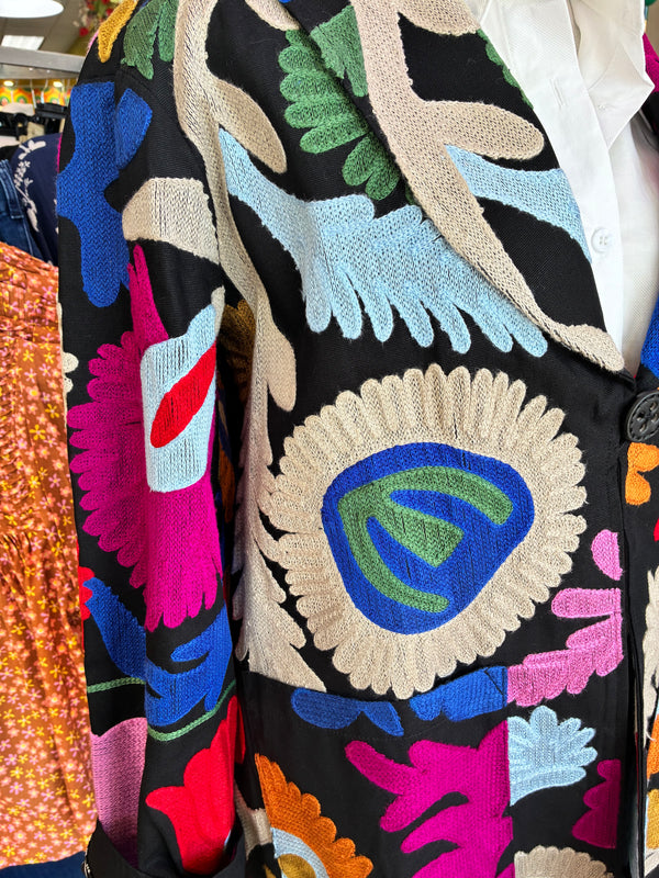 John Mark San Miguel Embroidered Blazer