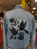John Mark Laredo Paloma Denim Embroidered Jacket