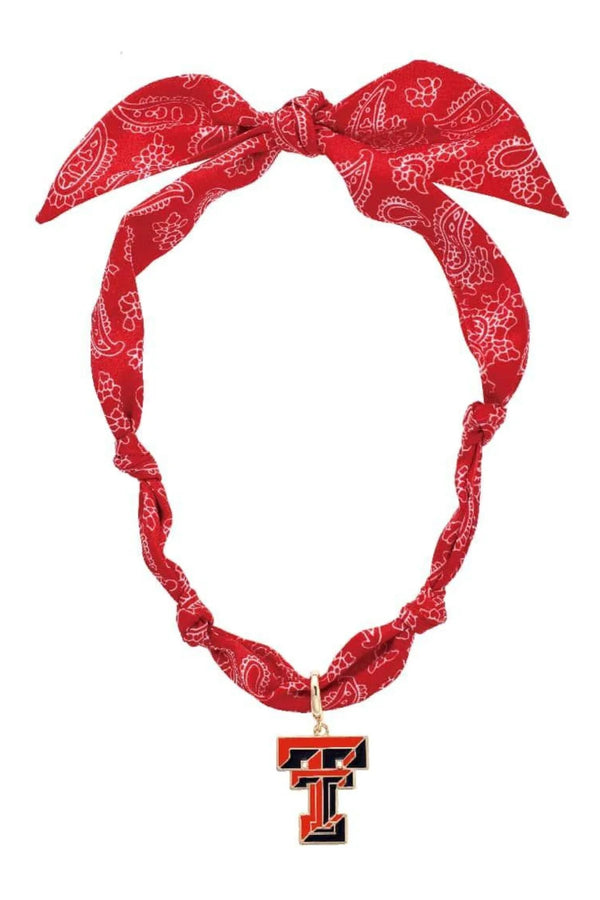 Collegiate Bandana Scarf Necklace