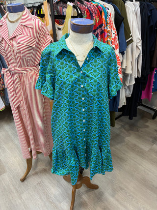 Uncle Frank Liza Cornflower Dress
