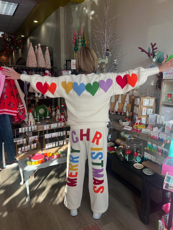 Christmas Pants with Lettering
