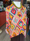 John Mark Diamond Button Up Blouse