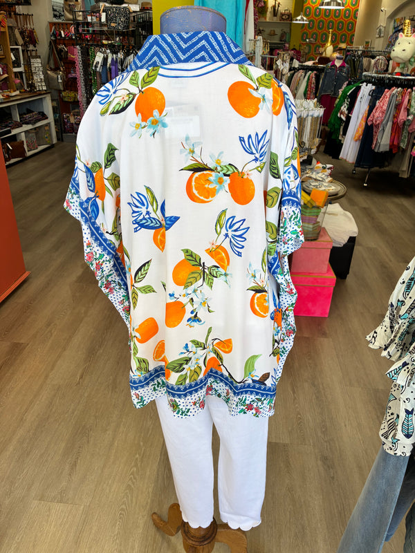 John Mark Topical Print Top