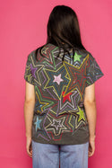 Queen of Sparkles Multi Star Tee