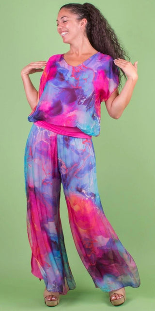 Gigi Moda Jasmin Tempesta Slit Silk Pant