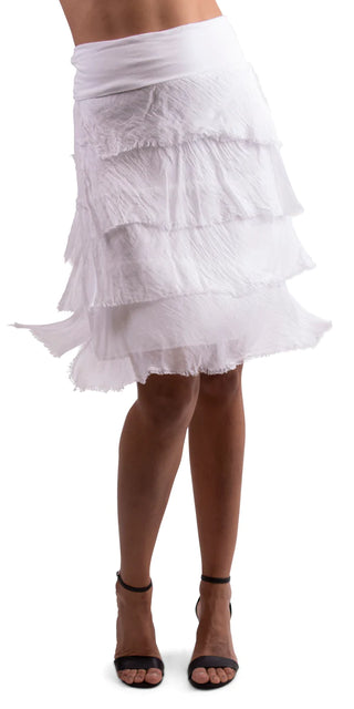 Buy white Gigi Moda Siena Short Skirt