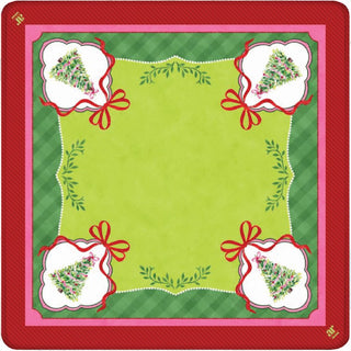 Anders Ruff Mahjong Mat WaterColor Christmas tree