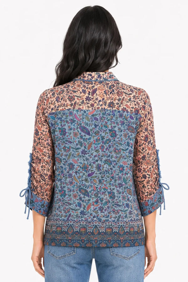John Mark Denim Days Cinch Blouse
