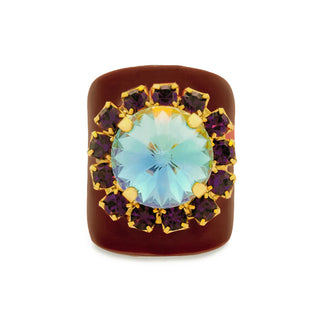 Buy midnight-express-chocolate TOVA Jacci Ring in Enamel