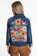 John Mark Embroidery Denim Jacket