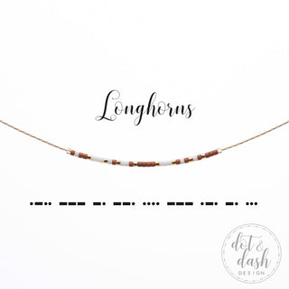 dot & dash Design Collegiate Necklace