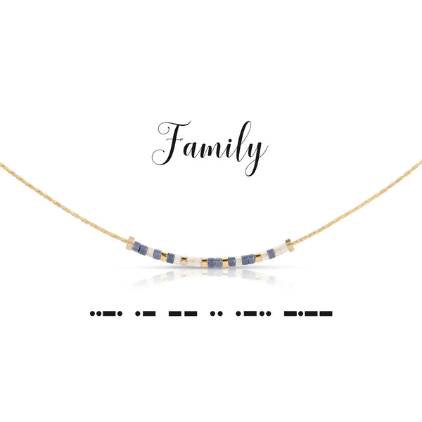 dot & dash Design Family Necklace