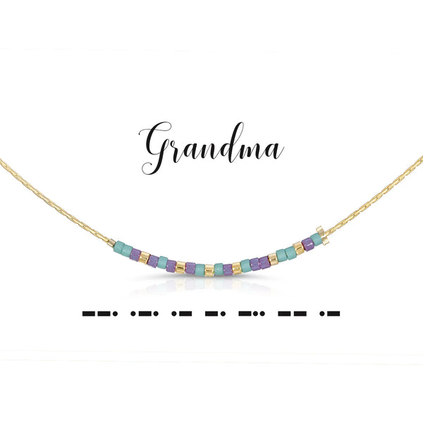 dot & dash Design Family Necklace