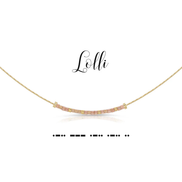 dot & dash Design Family Necklace