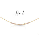 dot & dash Design Love Necklace