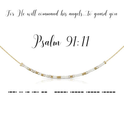 dot & dash Design Faith Necklace