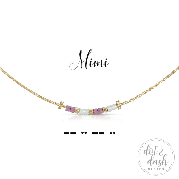 dot & dash Design Family Necklace