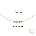 dot & dash Design Family Necklace