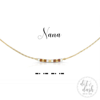dot & dash Design Family Necklace