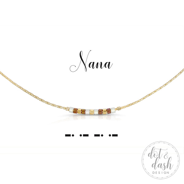 dot & dash Design Family Necklace