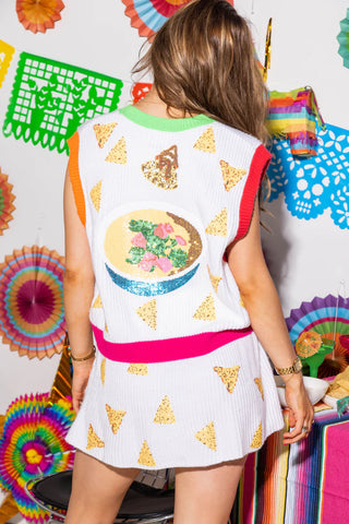 Queen of Sparkles Queso Queen Sweater Vest
