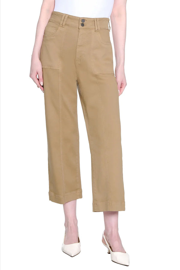 Tru Luxe Twill Crop Pant