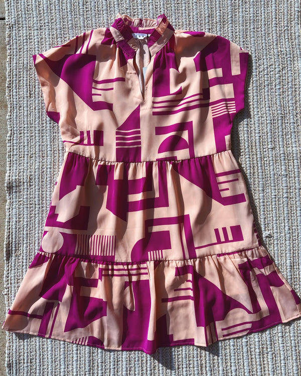 THML Print Midi Dress